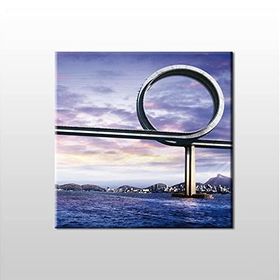 Technopa Daire Yol 90x90 cm Kanvas Tablo