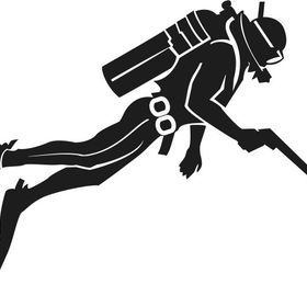 Technopa Dalgıç 40 cm Folyo Duvar Stickerı