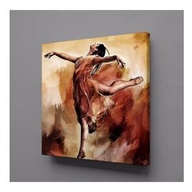Technopa Dans Eden Kadın 100x100 cm Kanvas Tablo