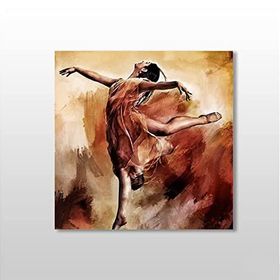 Technopa Dans Eden Kadın 100x100 cm Kanvas Tablo