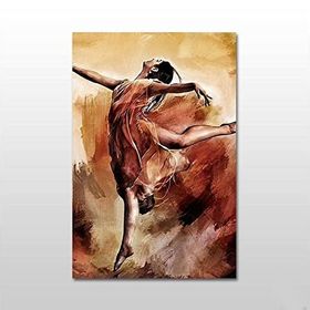 Technopa Dans Eden Kadın Portre 60X30 cm Kanvas Tablo