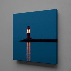 Technopa Deniz Feneri 50x50 cm Kanvas Tablo