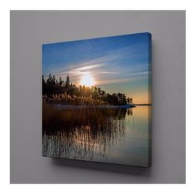 Technopa Deniz Gün Doğumu 60x60 cm Kanvas Tablo