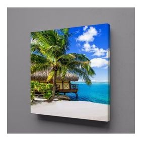 Technopa Deniz Hava 70x70 cm Kanvas Tablo