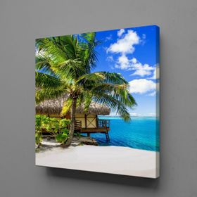 Technopa Deniz Hava 70x70 cm Kanvas Tablo