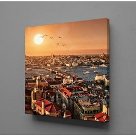 Technopa Deniz Kum Sahil 90x90 cm Kanvas Tablo