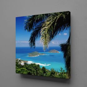 Technopa Deniz Manzarası 100x100 cm Kanvas Tablo