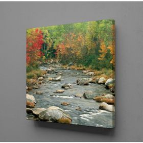 Technopa Deredeki Taşlar 120x120 cm Kanvas Tablo