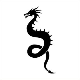 Technopa DERSTV698 100cm Ejderha Folyo Sticker