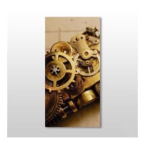 Technopa Dişli Çark 20x30 cm Kanvas Tablo