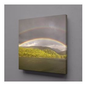 Technopa Doğa Deniz Gökkuşağı 120x120 cm Kanvas Tablo