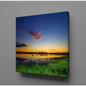 Technopa Doğa Deniz Manzarası 25x25 cm Kanvas Tablo
