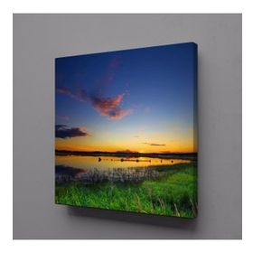 Technopa Doğa Deniz Manzarası 60x60 cm Kanvas Tablo