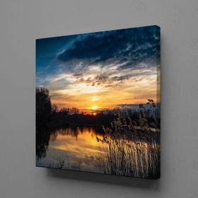 Technopa Doğa Manzarası 40x40 cm Kanvas Tablo