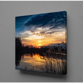 Technopa Doğa Manzarası 60x60 cm Kanvas Tablo