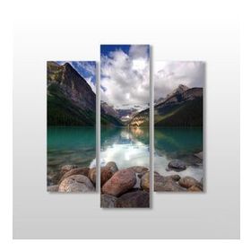 Technopa Doğa Manzarası 84x90 cm Kanvas Tablo