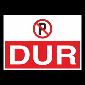 Technopa Dur Uyarı Levhası