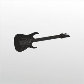 Technopa Elektro Gitar 20 cm Folyo Duvar Stickerı