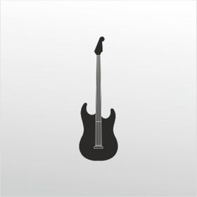 Technopa Elektro Gitar 200 cm Folyo Duvar Stickerı