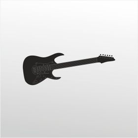 Technopa Elektro Gitar 90 cm Folyo Duvar Stickerı