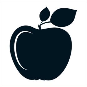 Technopa Elma 90 cm Folyo Duvar Stickerı