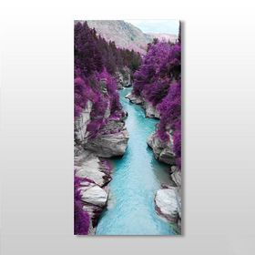 Technopa Erguvan Vadi 30x50 cm Kanvas Tablo
