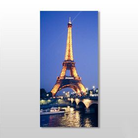 Technopa Eyfel Kulesi Gece 130x195 cm Kanvas Tablo