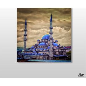 Technopa Fatih Camii 110x110 cm Kanvas Tablo