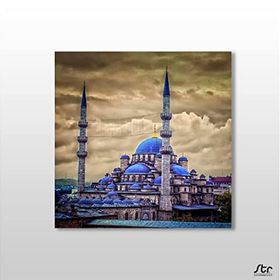 Technopa Fatih Camii 150x150 cm Kanvas Tablo