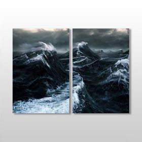 Technopa Fırtına 120x110 cm Kanvas Tablo