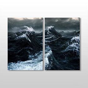 Technopa Fırtına 120x110 cm Kanvas Tablo