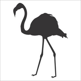 Technopa Flamingo 20 cm Folyo Duvar Stickerı