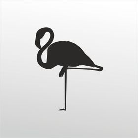 Technopa Flamingo 20 cm Folyo Duvar Stickerı