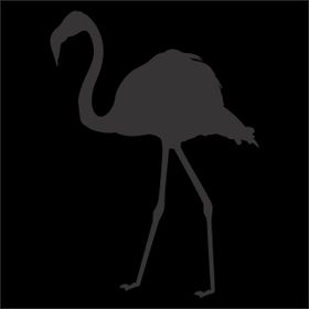 Technopa Flamingo 20 cm Folyo Duvar Stickerı