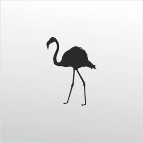 Technopa Flamingo 20 cm Folyo Duvar Stickerı