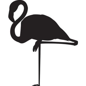 Technopa Flamingo 70 cm Folyo Duvar Stickerı