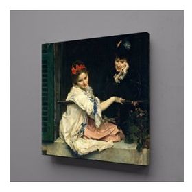 Technopa Fransız Kadınları 40x40 cm Kanvas Tablo
