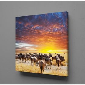 Technopa Geyik 110x100 cm Kanvas Tablo