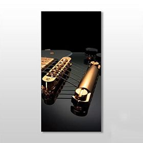 Technopa Gitar Telleri 110x165 cm Kanvas Tablo