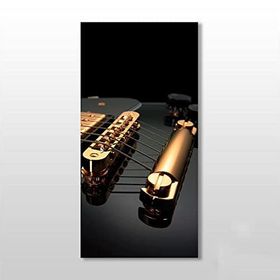 Technopa Gitar Telleri 140x210 cm Kanvas Tablo