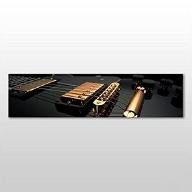 Technopa Gitar Telleri 150x50 cm Kanvas Tablo