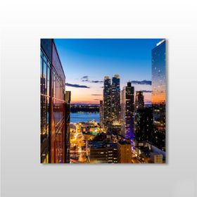 Technopa Gökdelen Manzarası 40x40 cm Kanvas Tablo