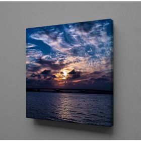 Technopa Gökyüzü Deniz 110x110 cm Kanvas Tablo