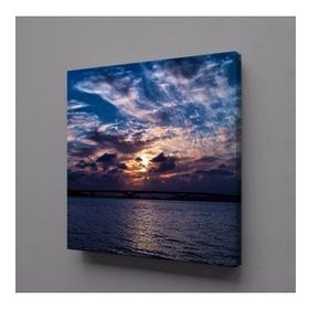 Technopa Gökyüzü Deniz 40x40 cm Kanvas Tablo