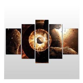 Technopa Gökyüzü Ufalanan Taşlar 208x120 cm Kanvas Tablo