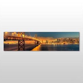 Technopa Gold Köprü 300x100 cm Kanvas Tablo