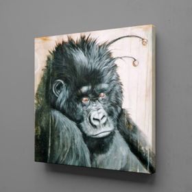 Technopa Goril 80x80 cm Kanvas Tablo