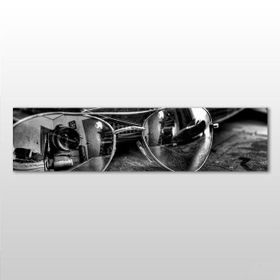 Technopa Gözlük Yansıma 120x40 cm Kanvas Tablo