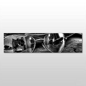 Technopa Gözlük Yansıma 180x60 cm Kanvas Tablo