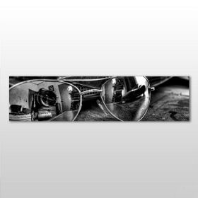 Technopa Gözlük Yansıma 90x30 cm Kanvas Tablo